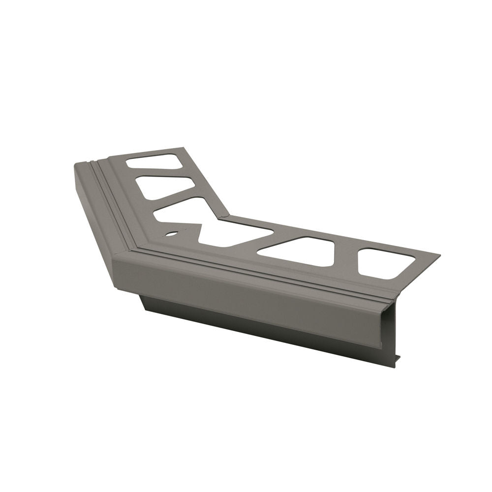 Schluter BARA-RAK Coin extérieur 135° pour profilés de bordure de balcon aluminium gris métallique