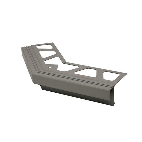 Schluter BARA-RAK Coin extérieur 135° pour profilés de bordure de balcon aluminium gris métallique