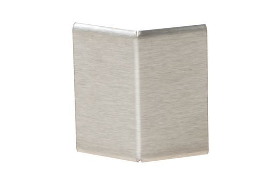 Schluter SCHIENE-STEP Coin extérieur 135° avec ailette verticale 1-1/2" - acier inoxydable (V2) brossé 1/4" (6 mm) x 8' 2-1/2"