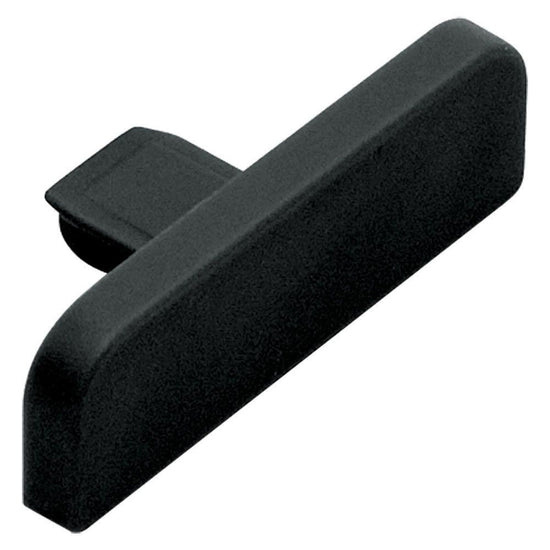 Schluter TREP-SE/-S cap de fermeture PVC noir 26 mm embout profilé de finition pour marche et rebord