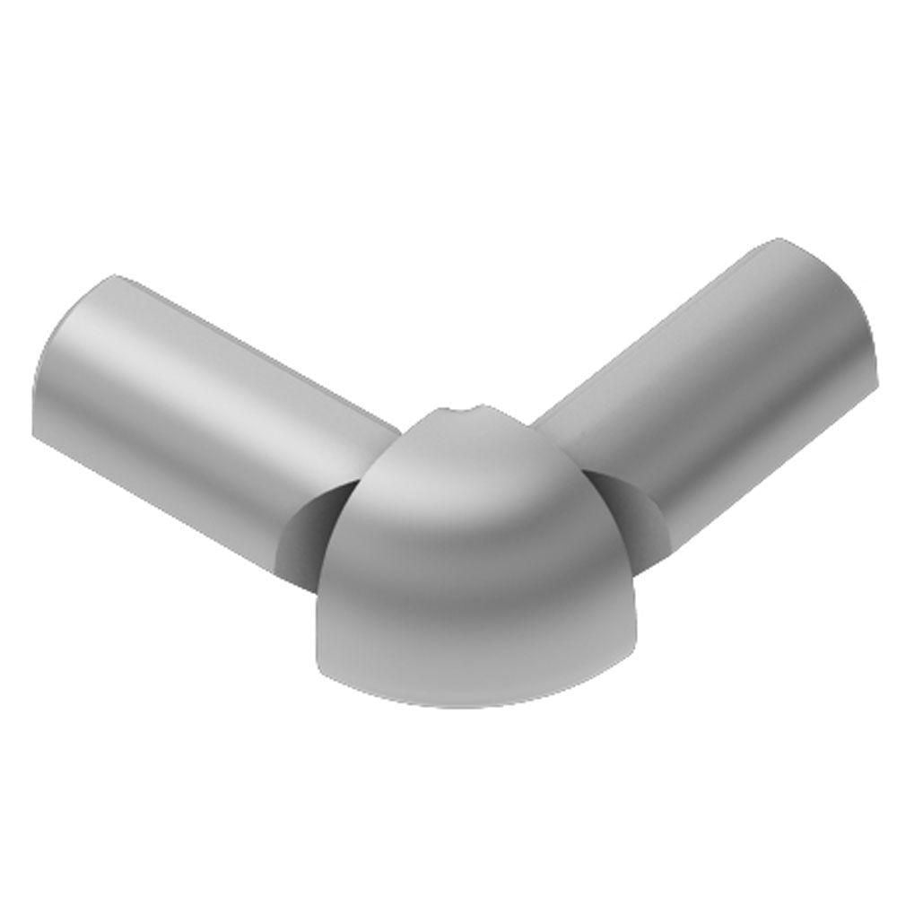 Schluter RONDEC Coin extérieur à 2 bouts 90° - aluminium anodisé mat 1/2" (12.5 mm)