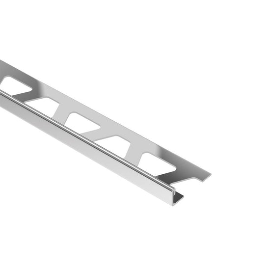 Schluter SCHIENE Profilé de bordure pour mur/plancher acier inoxydable (V2) 3/16" (4.5 mm) x 8' 2-1/2"