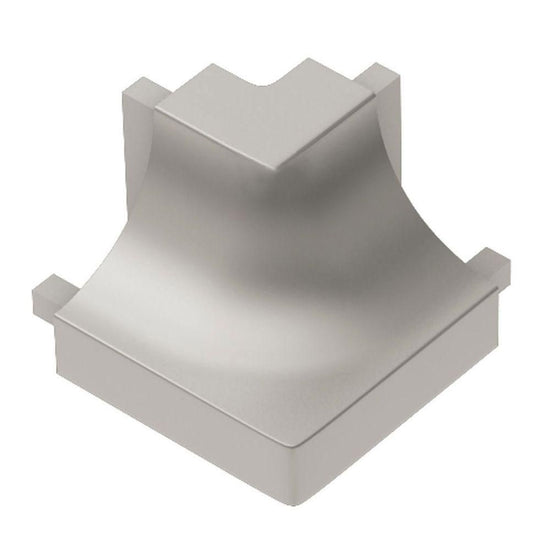 Schluter DILEX-AHK Coin extérieur carré 90° avec un radius de 3/8" (10 mm) - aluminium anodizé nickel mat