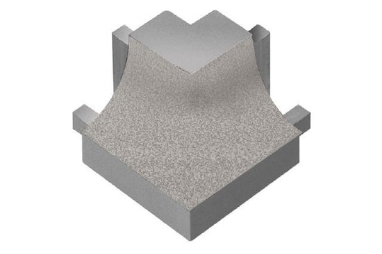 Schluter DILEX-AHK Coin extérieur carré 90° avec un radius de 3/8" (10 mm) - aluminium grège