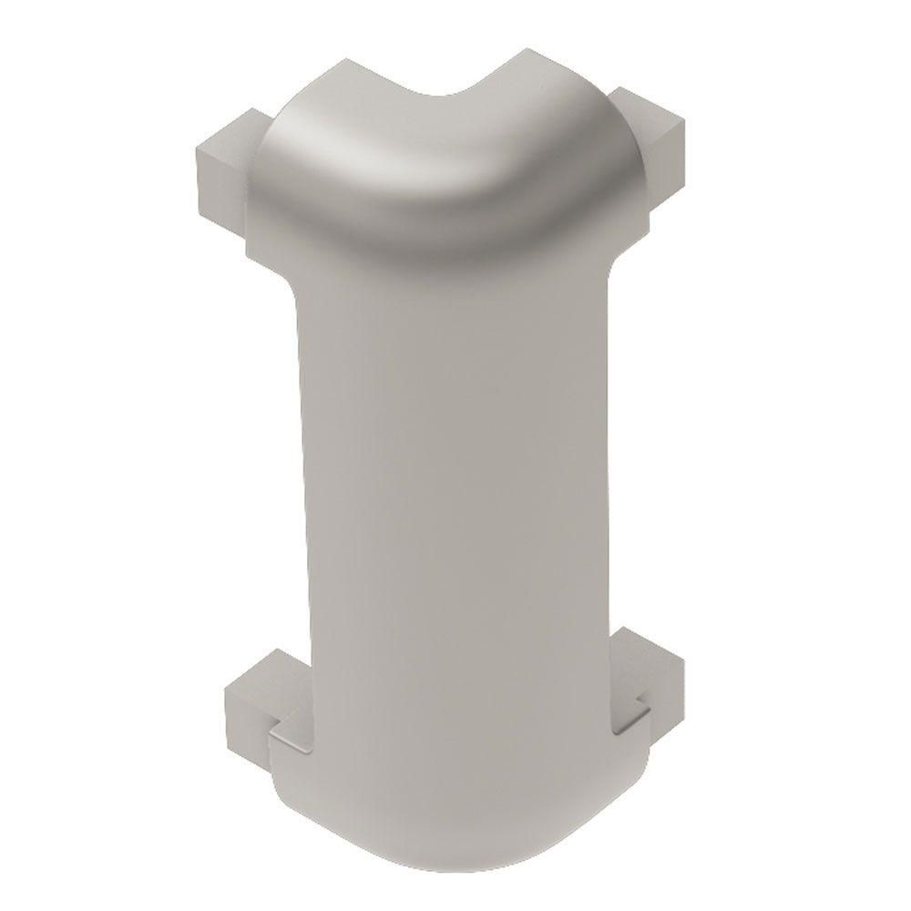 Schluter RONDEC-CT Coin extérieur 90° - aluminium anodisé nickel mat 1/2" (12.5 mm)