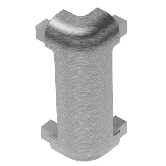 Schluter RONDEC-CT Coin extérieur 90° - aluminium anodisé chrome brossé 5/16" (8 mm)