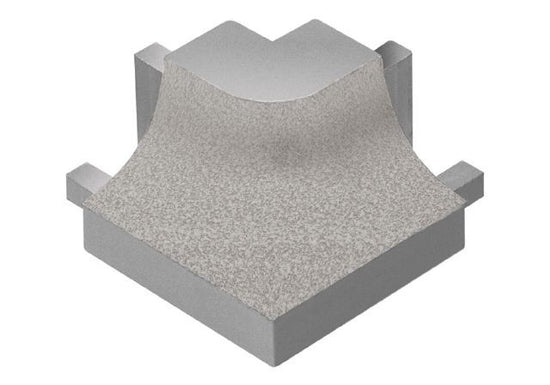 Schluter DILEX-AHK Coin extérieur rond 90° avec un radius de 3/8" (10 mm) - aluminium grège