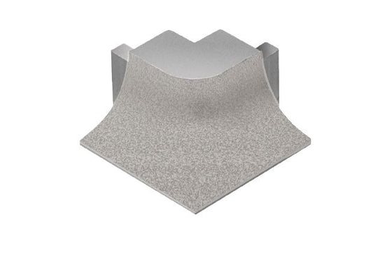 Schluter DILEX-AHKA Coin extérieur 90° avec un radius de 3/8" (10 mm) - aluminium grège