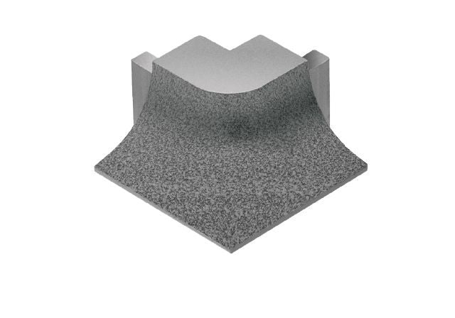 Schluter DILEX-AHKA Coin extérieur 90° avec un radius de 3/8" (10 mm) - aluminium étain