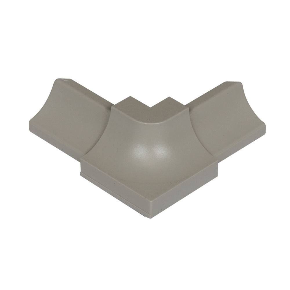 Schluter DILEX-PHK Outside Corner 90° avec un radius de 3/8" (10 mm) - plastique PVC gris