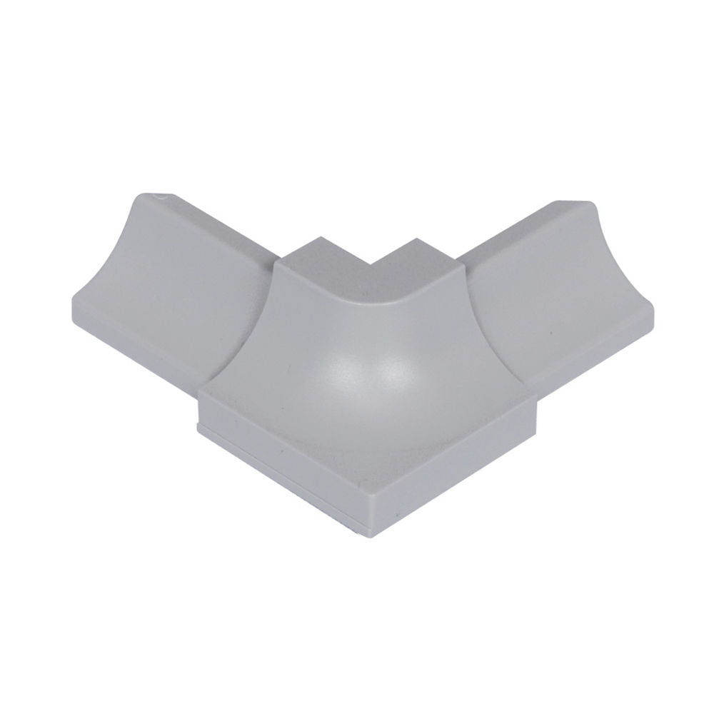 Schluter DILEX-PHK Outside Corner 90° avec un radius de 3/8" (10 mm) - plastique PVC gris classique
