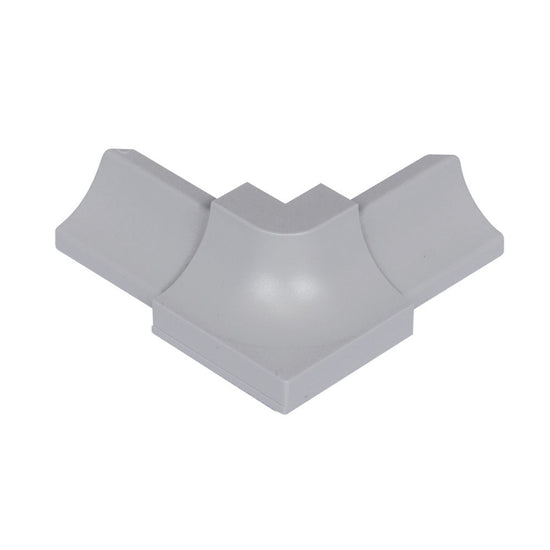 Schluter DILEX-PHK Outside Corner 90° avec un radius de 3/8" (10 mm) - plastique PVC gris classique