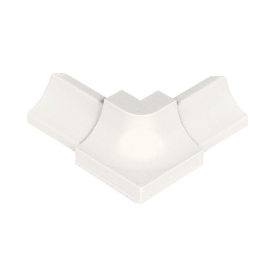 Schluter DILEX-PHK Outside Corner 90° avec un radius de 3/8" (10 mm) - plastique PVC blanc