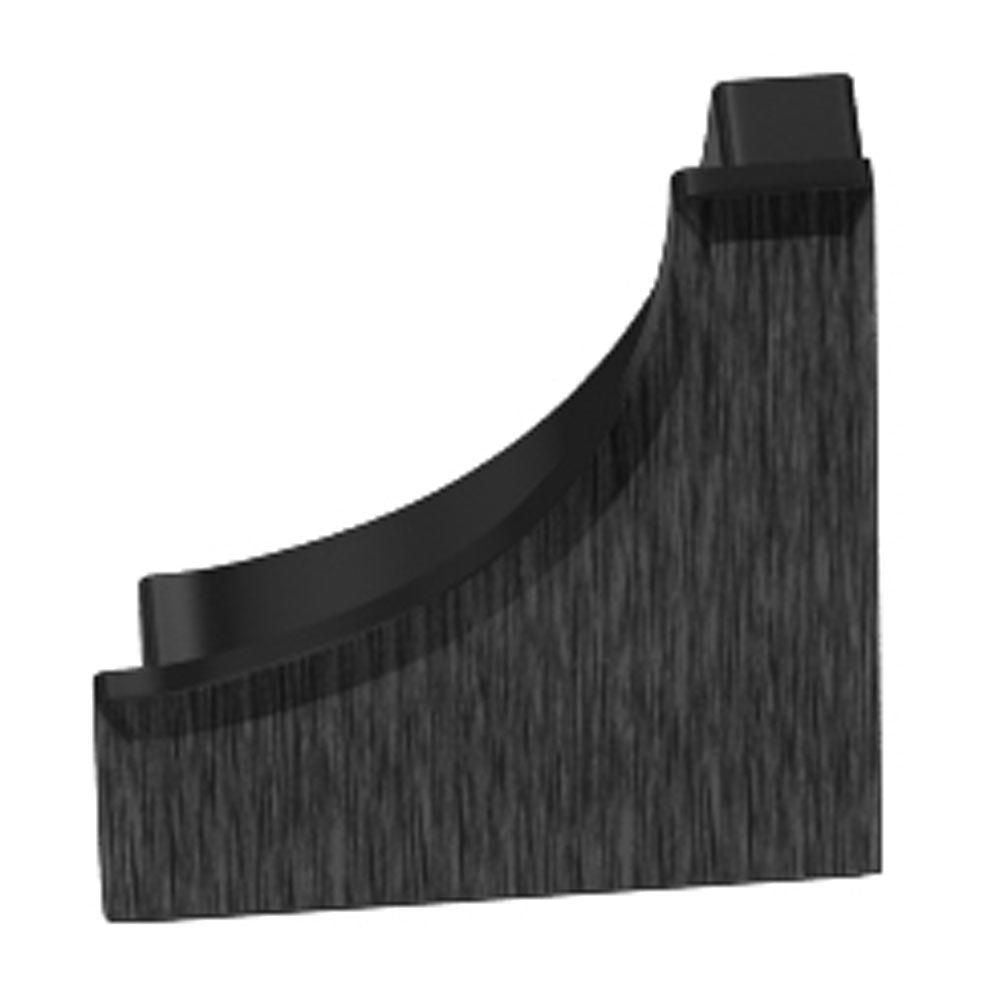 Schluter DILEX-AHK Cap de fermeture - aluminium anodisé graphite brossé