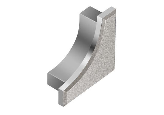 Schluter DILEX-AHK Cap de fermeture - aluminium grège
