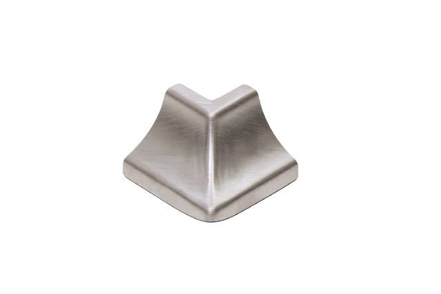Schluter DILEX-HKU Coin extérieur 90° avec un radius de 1-7/16" (36 mm) - acier inoxydable (V2)