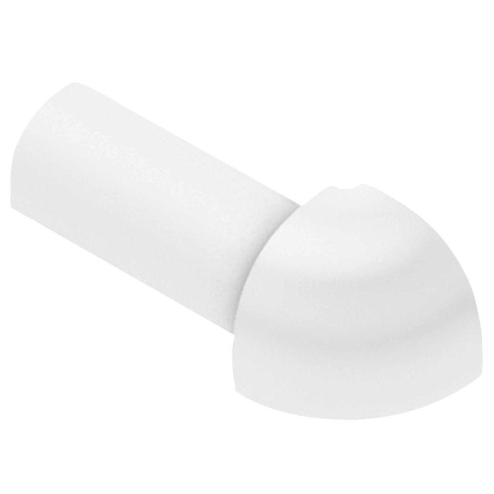Schluter RONDEC Coin extérieur 90° - plastique PVC blanc éclatant 3/8" (10 mm)