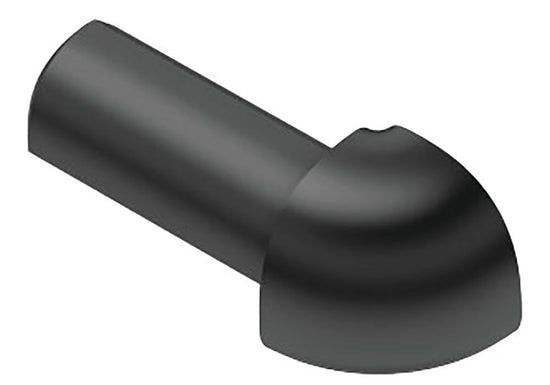 Schluter RONDEC Coin extérieur 90° PVC noir - 7/16" (11 mm)