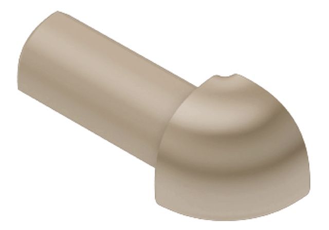 Schluter RONDEC Coin extérieur 90° - plastique PVC beige clair 7/16" (11 mm)