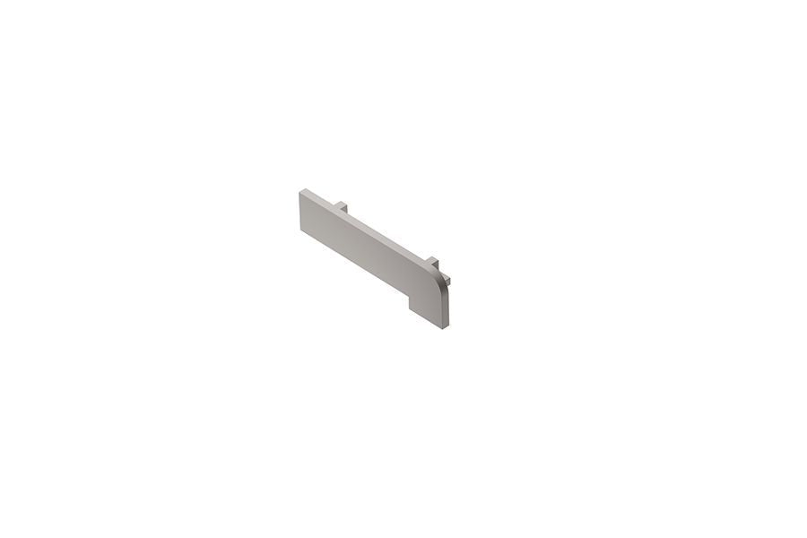 Schluter TREP-V 42 embouts d'extrémité droit et gauche PVC gris pierre 3/8 po (10 mm) x 1-21/32 po