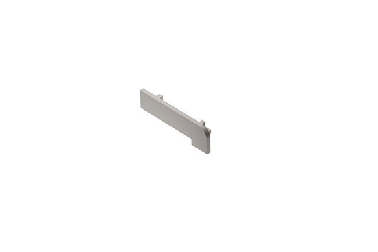 Schluter TREP-V 42 embouts d'extrémité droit et gauche PVC gris pierre 3/8 po (10 mm) x 1-21/32 po