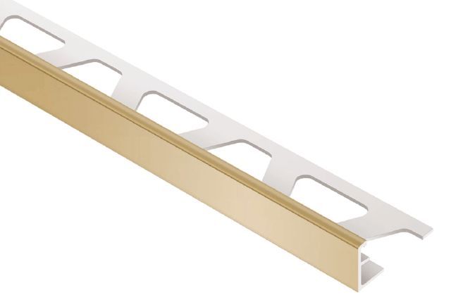 Schluter SCHIENE profilé de bordure de mur aluminium beige clair 11 mm (7/16 pouce) 8 pieds 2 1/2 pouces