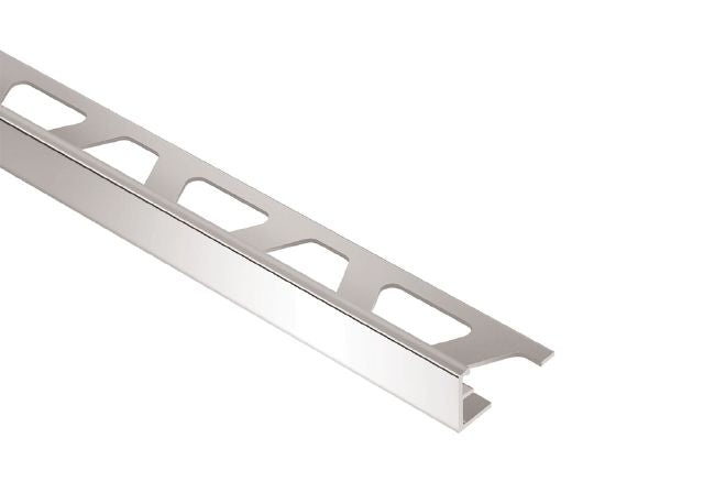 Schluter SCHIENE profilé de bordure aluminium 1/2 po (12,5 mm) longueur 8 pi 2 1/2 po, finition métallique droite