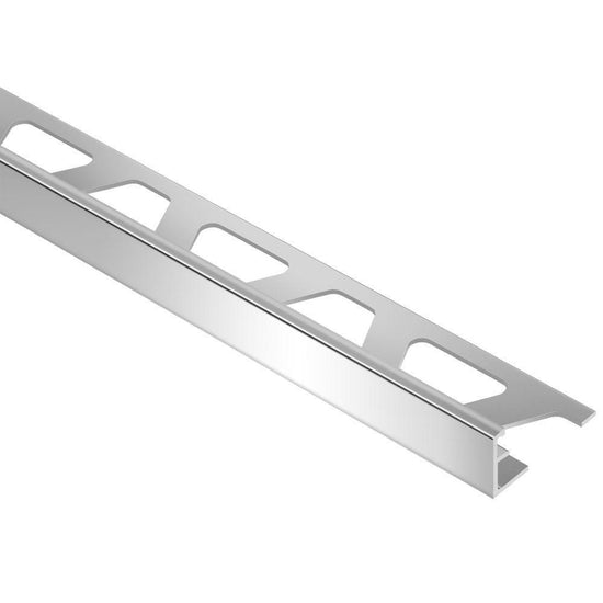 Schluter SCHIENE profilé de bordure mur/plancher en aluminium anodisé chrome poli 1/2 in (12,5 mm) x 8 ft 2-1/2 in