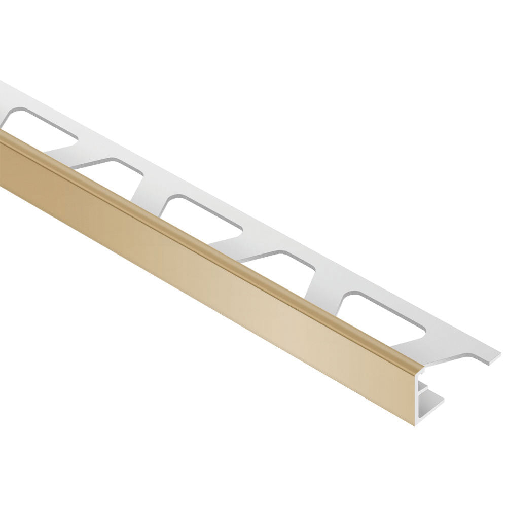 Schluter SCHIENE Profilé de bordure de mur aluminium beige clair 1/8" (3 mm) x 8' 2-1/2"