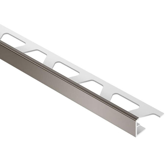 Schluter SCHIENE profilé bordure murale aluminium brun-noir, épaisseur 3/16 (4,5 mm), longueur 8 pieds 2 1/2 pouces