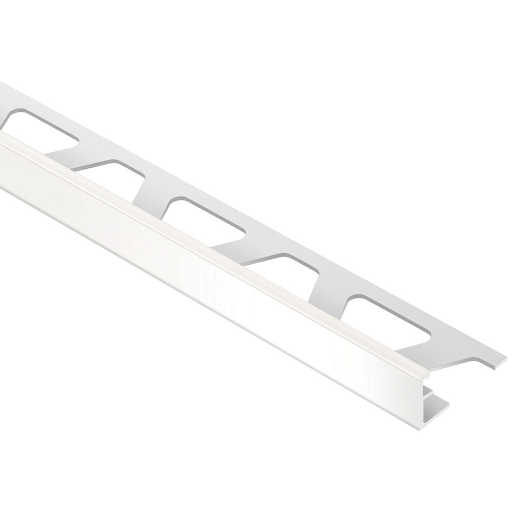 Schluter SCHIENE Profilé de bordure de mur aluminium blanc 3/16" (4.5 mm) x 8' 2-1/2"