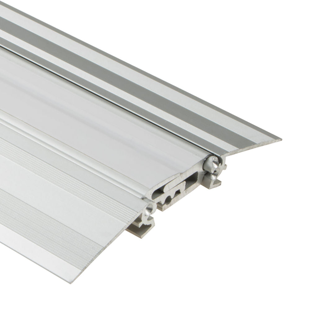 Schluter DILEX-BTS profilé de joint d'expansion robuste à zone télescopique, aluminium anodisé mat, 3/8 (10 mm)