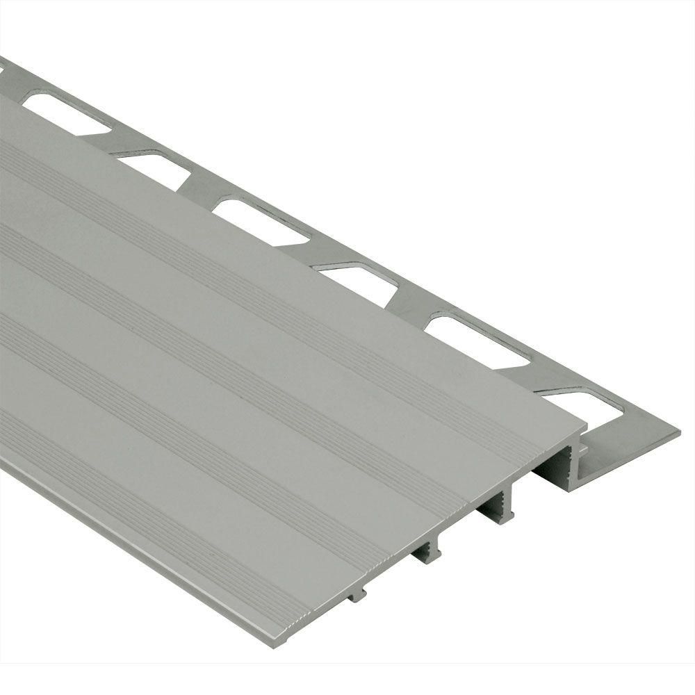 Schluter RENO-RAMP profilé réducteur large, aluminium anodisé mat, dimensions 3-1/2 × 8' × 3/4 (20 mm)
