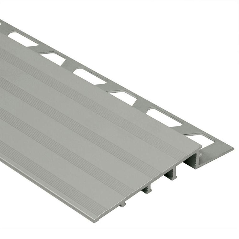 Schluter RENO-RAMP profilé réducteur large en aluminium anodisé mat, 2 in x 8 ft, 2.5 in x 0.25 in (6 mm)