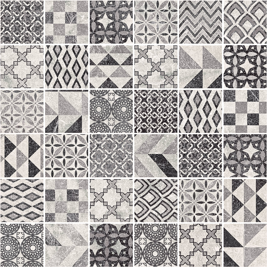 Carreaux de céramique | Collection Panarea - Mosaïque 2 po x 2 po