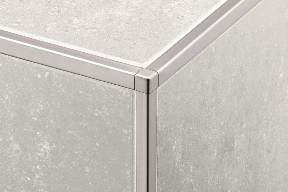 Schluter QUADEC Coin intérieur/extérieur 90° Aluminium anodisé Nickel mat 3/8" (10 mm)
