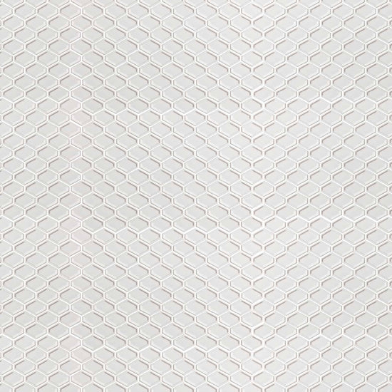 <p>Carreaux de céramique Collection Jersey Mosaïque Hex 2 po x 2 po blanc, motif hexagonal</p>