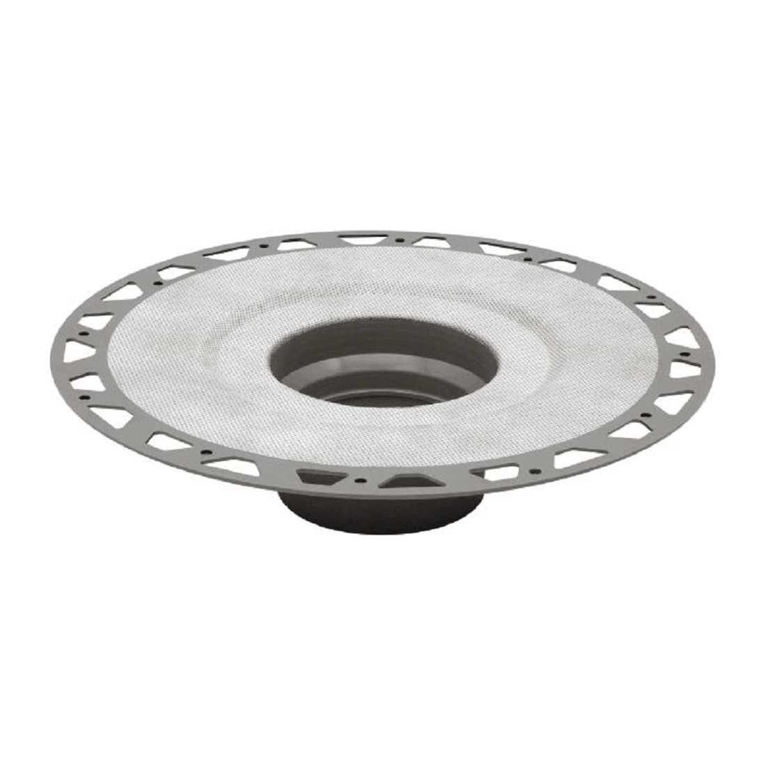 Schluter Bride PVC KERDI-DRAIN sans manchons et coin - sortie de drain 3"