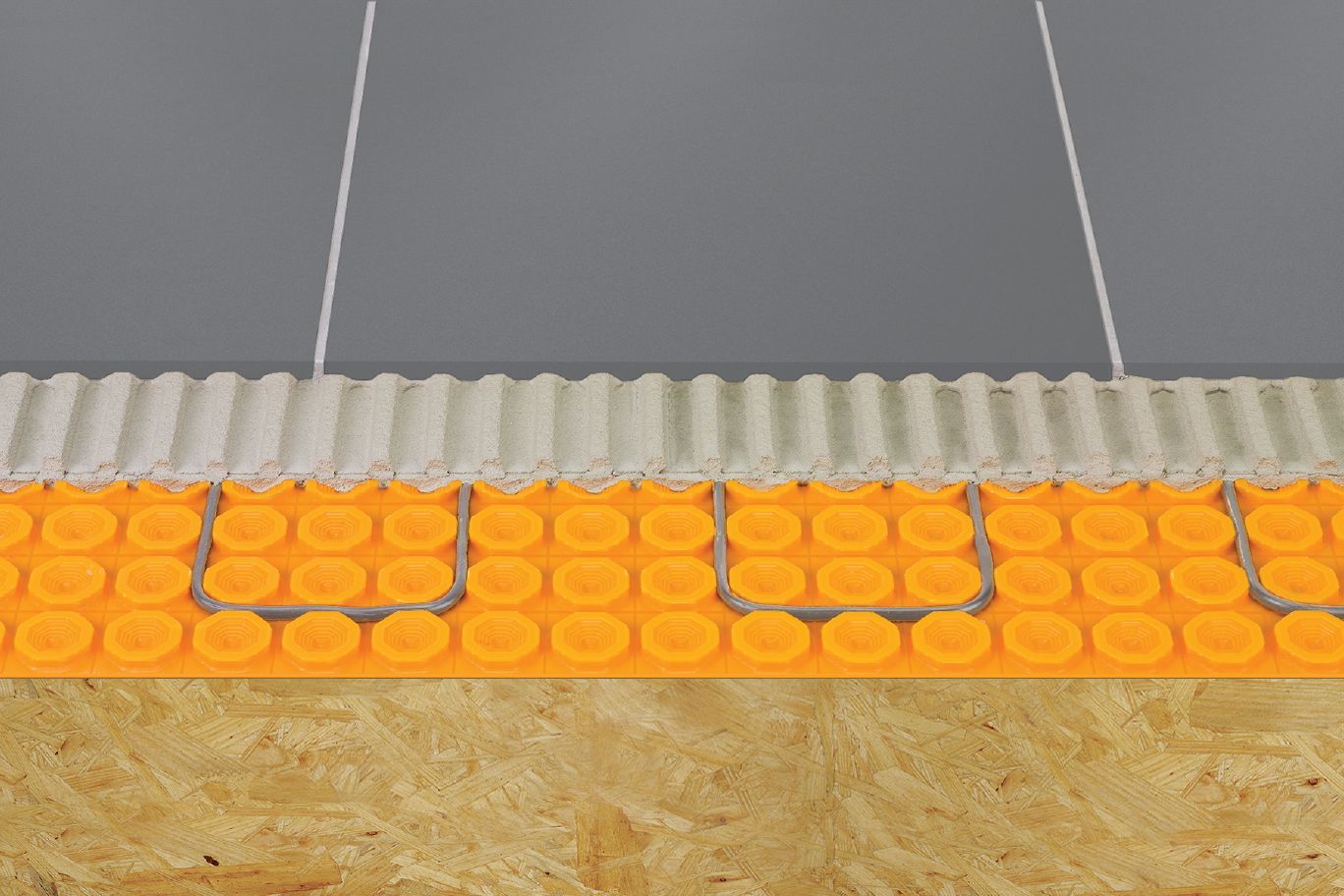 Schluter DITRA-HEAT-PS Membrane de désolidarisation autocollante en rouleau pour plancher chauffant 3' 3" x 41' 1" - 5 mm (134.5 pi²)