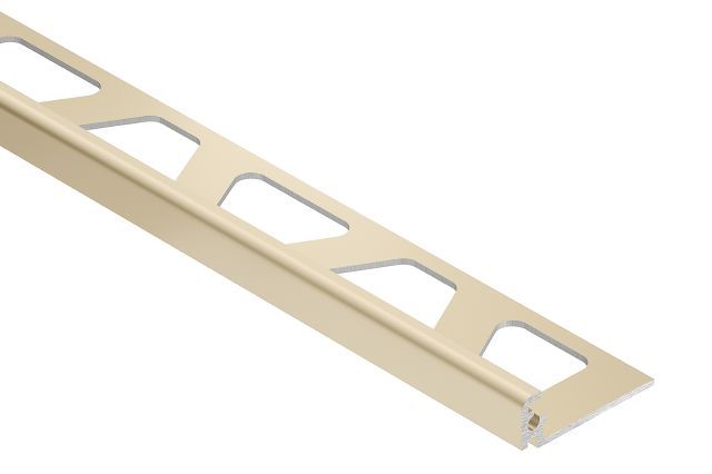 Schluter JOLLY Moulure de bordure de mur Aluminium Sable 3/8" (10 mm) x 8' 2-1/2"