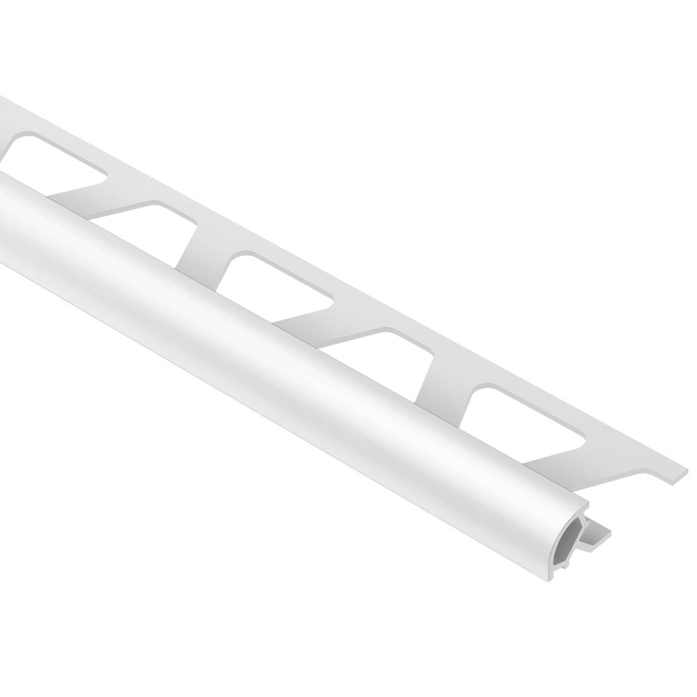 Schluter RONDEC Bullnose Trim - Plastique (PVC) Gris Clair 1/4" (6 mm) x 8' 2-1/2"