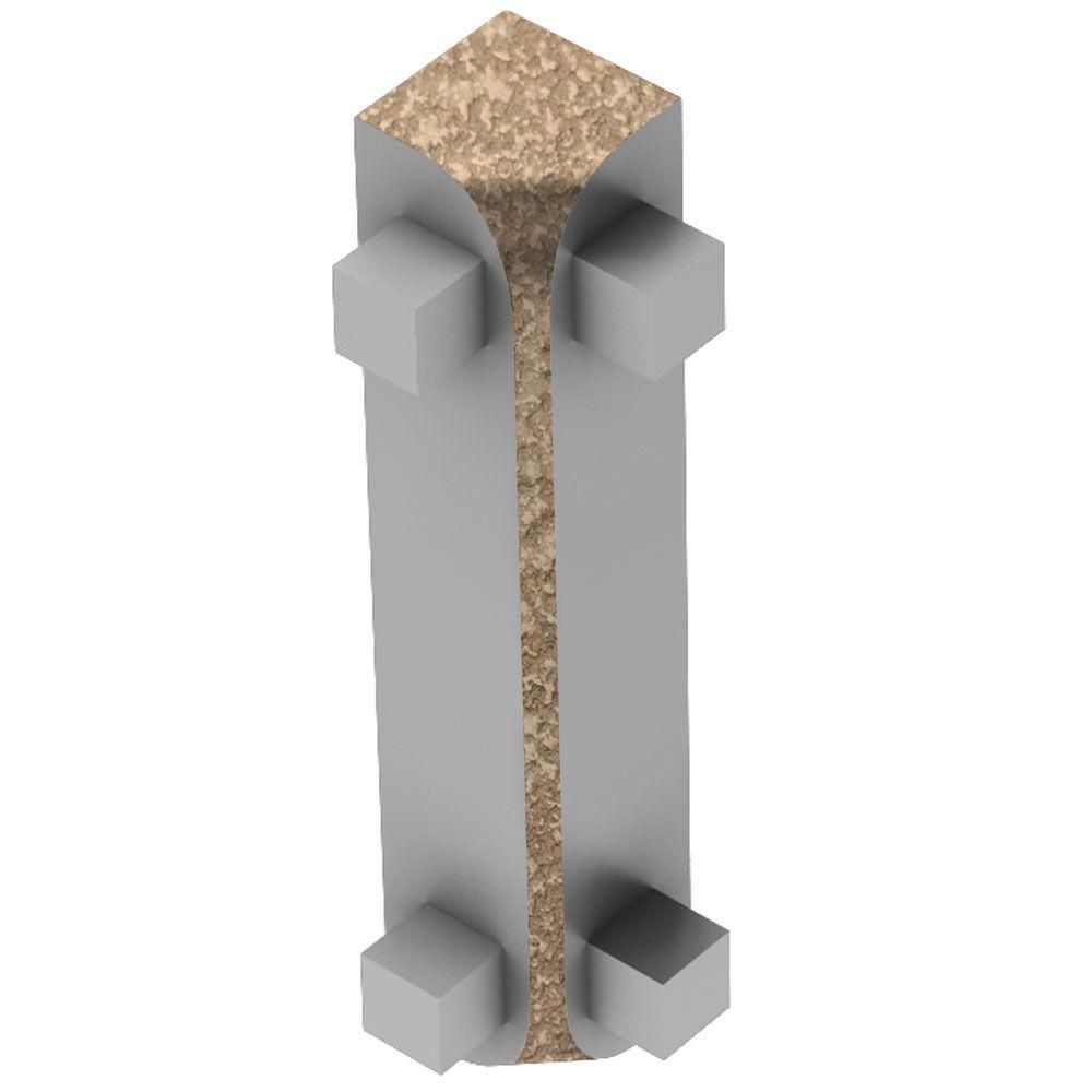 Schluter RONDEC-CT Coin intérieur 90° - aluminium beige 1/2" (12.5 mm)
