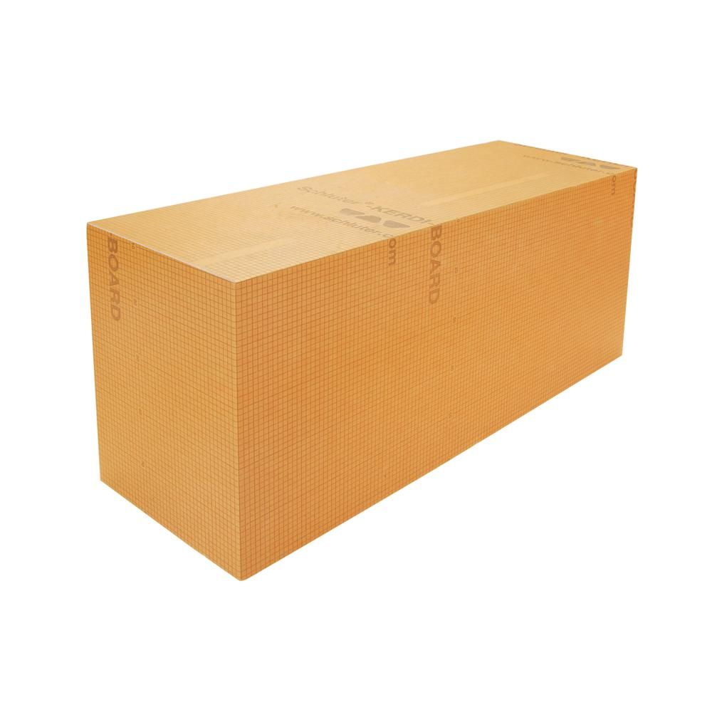 Schluter KERDI-BOARD-SB Banc de douche préfabriqué étanche rectangulaire 20" x 48" x 16"