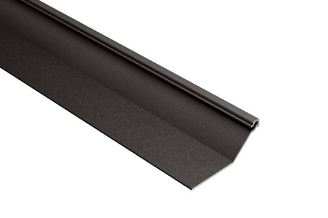 Schluter FINEC-SQ Moulure de finition et de protection des rebords avec surface visible mince et carrée Aluminium Anthracite foncé 9/16" x 8' 2-1/2"
