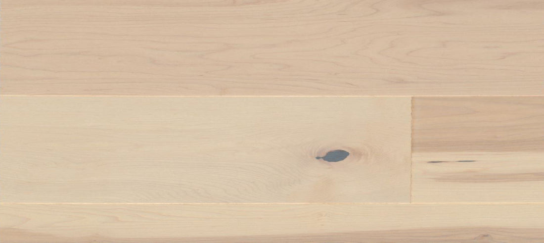 Preverco Bois franc SolidClassic Érable V+ Evian Mat, planches largeur 4-1/4 pouces x épaisseur 3/4 pouce, fini mat naturel