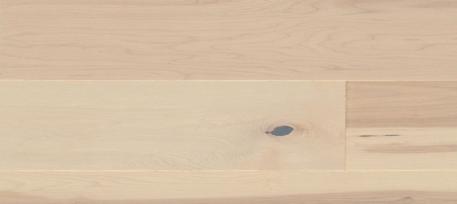 Preverco Bois franc SolidClassic Érable V+ Evian Mat, planches largeur 4-1/4 pouces x épaisseur 3/4 pouce, fini mat naturel