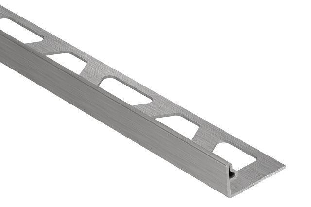 Schluter JOLLY Moulure de bordure de mur Acier inoxydable (V2) brossé 3/8" (10 mm) x 8' 2-1/2"