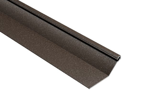 Schluter FINEC-SQ Moulure de finition et de protection des rebords avec surface visible mince et carrée Aluminium Anthracite clair 1/2" x 8' 2-1/2"
