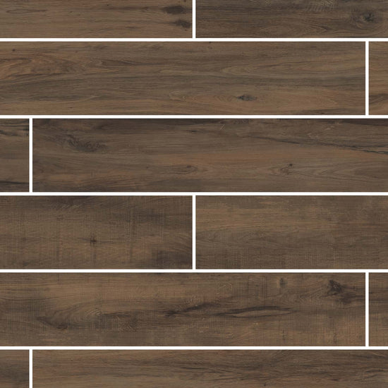 Carreaux de céramique | Collection Aspen - 8 po x 48 po Wenge 8 po x 48 po Mat