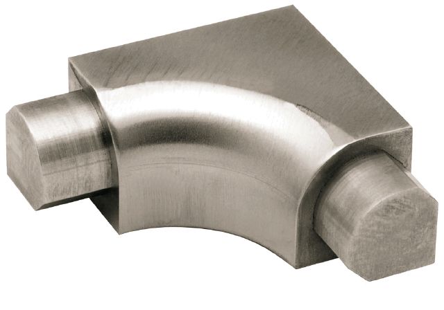 Schluter Coin d'évier Rondec en acier inoxydable - Hauteur 1/2" (12.5 mm) avec un rayon de 3/8"